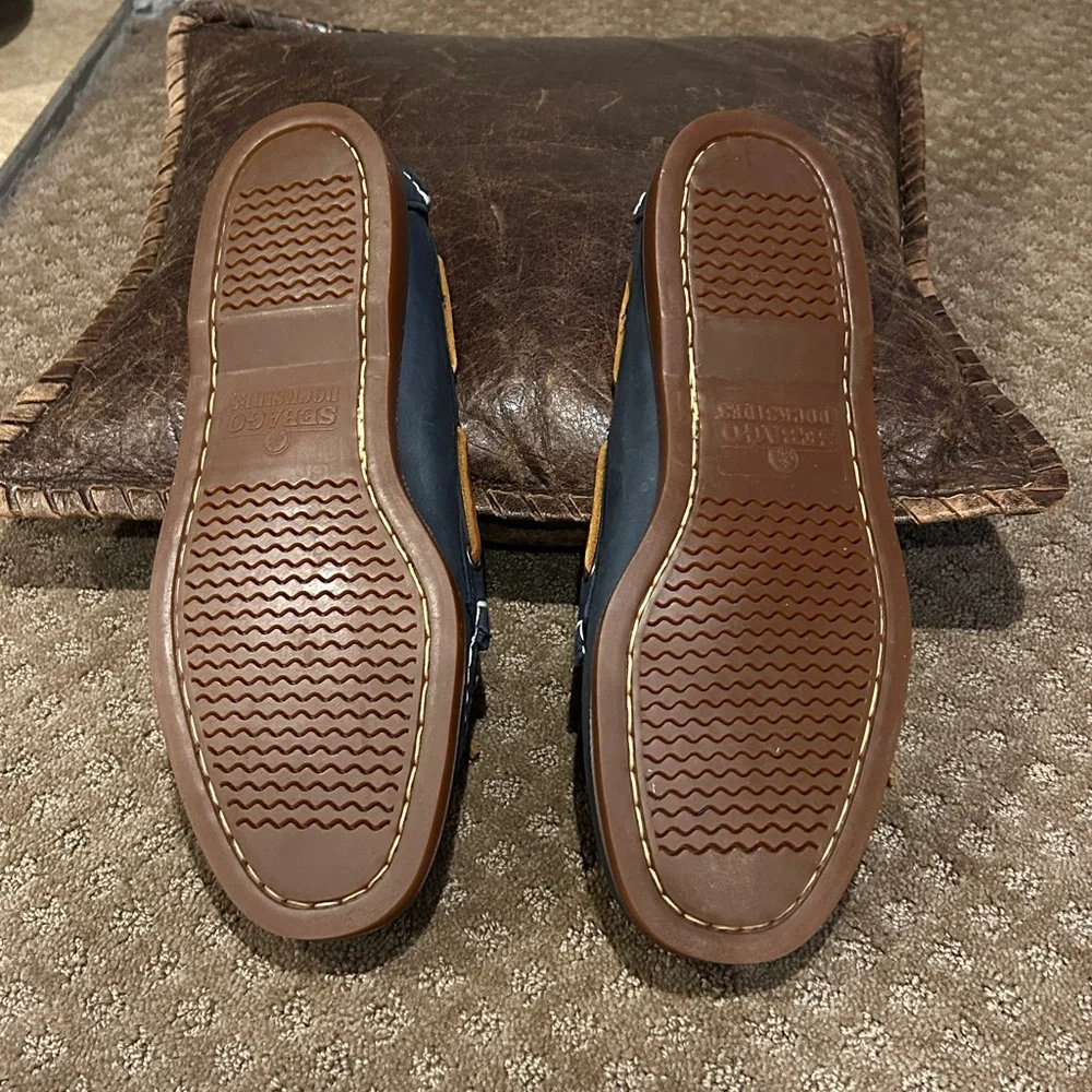 NWOT Sebago Men's “Portland” Blue Nubuck Leather Dockside’s Boat Shoes